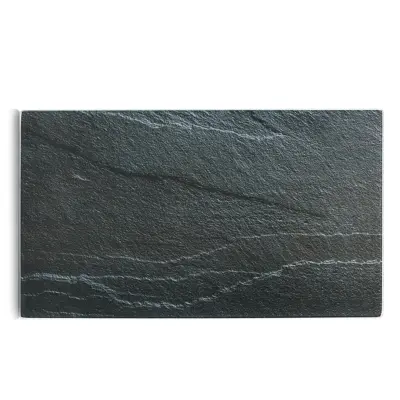 Skrilavec staklena daska za rezanje 52x30 cm / antracit / staklo