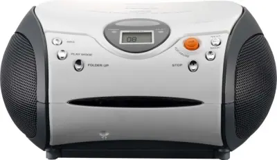 Prijenosni stereo FM radio s CD uređajem i teleskopskom antenom