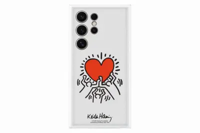 Prozirna maska za Samsung Galaxy S24 Ultra bijela sa okvirom EF-MS928CWEGWW