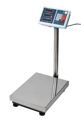 Aku. skladišna digitalna elektronička vaga od nehrđajućeg čelika do 100 kg LCD