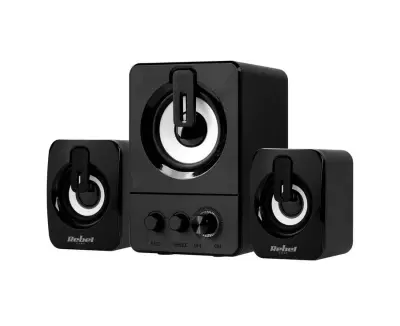 REBEL CS-50 zvučnici, 2.1, SUB BASS, crni