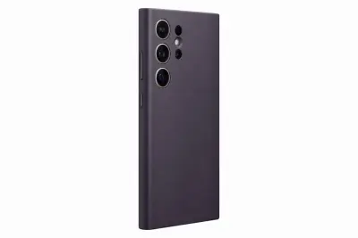 Kožna maska za Samsung Galaxy S24 Ultra tamno ljubičasta GP-FPS928HCAVW
