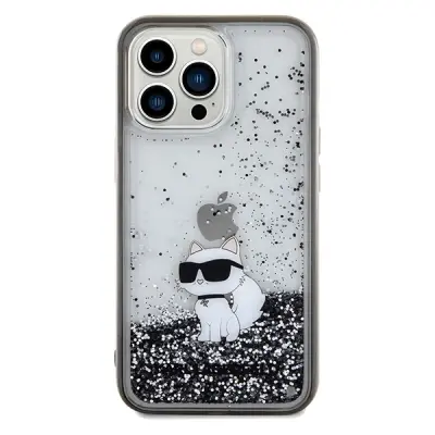 Maska za iPhone 13 Pro Max elegantna zaštita Choupette sa šljokicama