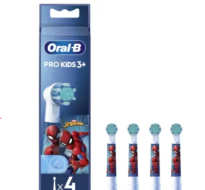 Četkica za zube OralB nastavak KIDS SPIDERMAN 4