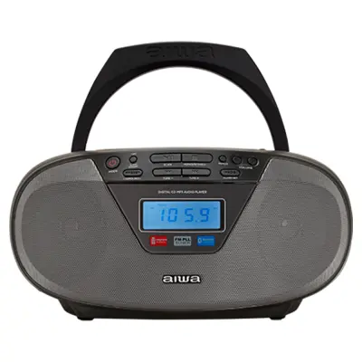 AIWA Prijenosni CD radio - Boombox CD/MP3/BT BBTU-400BK
