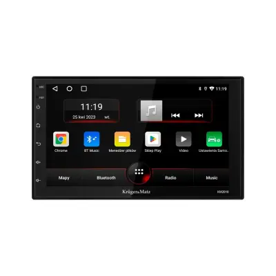 12V 2DIN LCD FM auto radio 4x45W 2x USB Bluetooth GPS ANDROID 12 WIFI