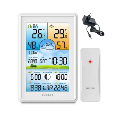 Meteorološka stanica s BD-906 bijelim zaslonom