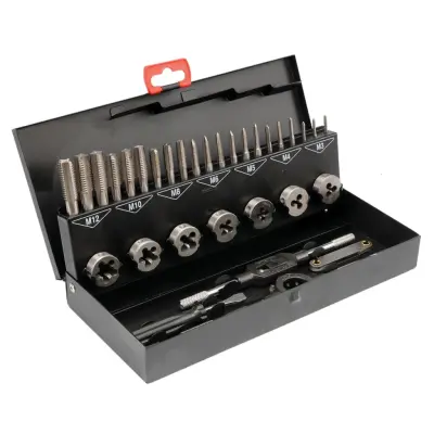 YATO set za rezanje navoja M3-M12, 32 dijela