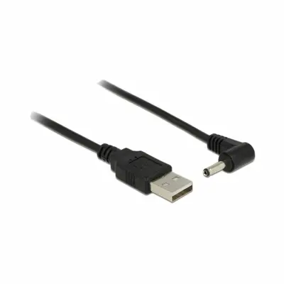 Delock USB M na M DC kabel za napajanje, 3,5 mm x 1,35 mm, kutni, 1,5 m, 83577
