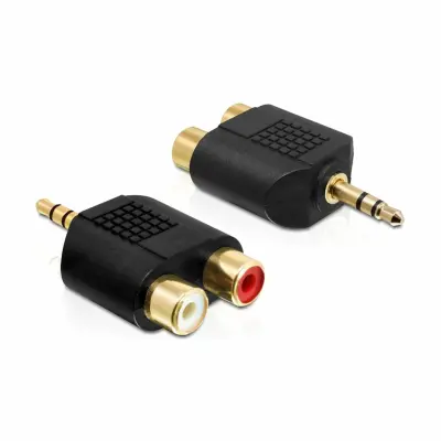 Delock audio adapter 2xRCA žensko na Jack muško 65365