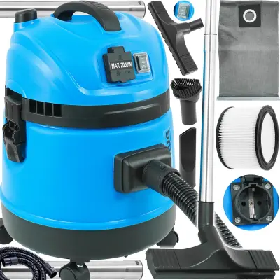 HEPA 20L industrijski građevinski usisavač 1600W mokro suho + utičnica 2000W