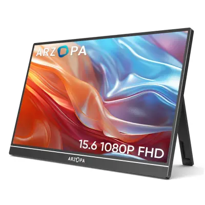 Arzopa 39,6 cm (15,6") A1 GAMUT 1920x1080 IPS 5ms Mini-HDMI USB-C zvučnici NTSC45%