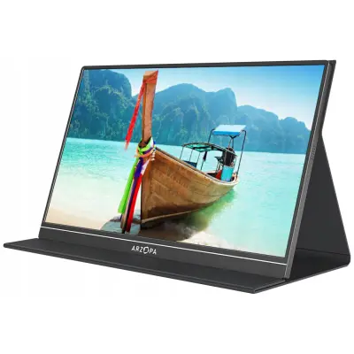 Arzopa 39,6 cm (15,6") S1 TABLE prijenosni monitor 1920x1080 IPS 5ms HDMI-Mini USB-C zvučnici NTSC45%