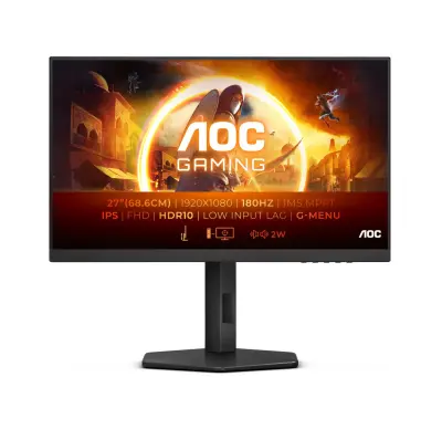 Monitor 27'' AOC 27G4X, IPS, FHD, 180Hz