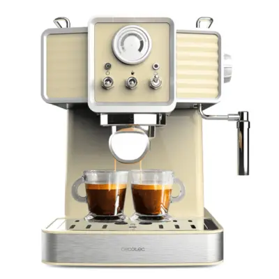Cecotec Vintage Espresso 20 aparat za kavu Tradicionalni svijetlo žuti