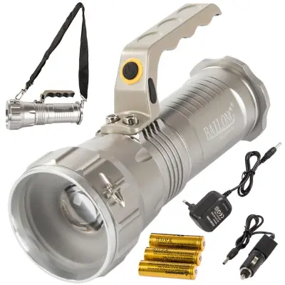 Traži bateriju. LED alu. svjetiljka CREE LED XM-L T6 ZOOM
