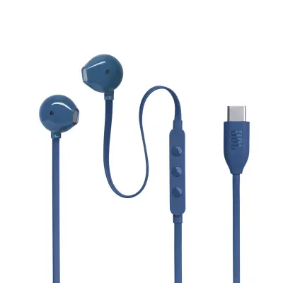 Slušalice žičane JBL TUNE 305C USB-C plave
