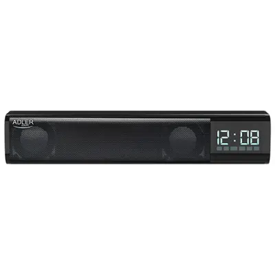 Aku. LCD soundbar bluetooth zvučnik i budilica USB SD