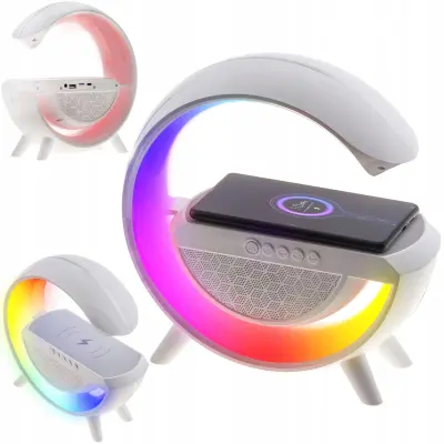 3u1 LED RGB bluetooth 5.2 zvučnik FM radio i punjač RASPRODAJA
