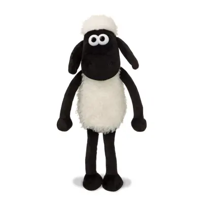 Shaun Ovan 61173 plišana igračka, crno-bijela, 8 inča, pogodna za odrasle i djecu