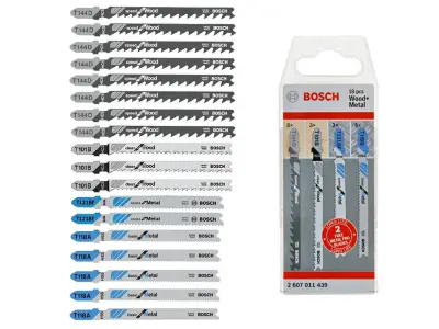 Set listova ubodne pile Bosch Professional za drvo i metal 18-dijelni