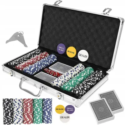 Texas Holdem poker set 300 žetona u alu. kofer