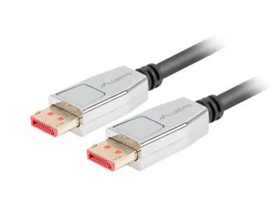 Lanberg DisplayPort kabel 20-pin v1.4 8K 1m crni
