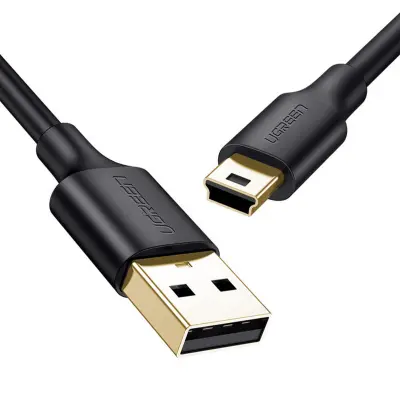 USB na mini USB kabel 480 Mbps 1,5 m crni