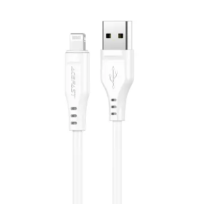 Kabel dana Lightning Acsefast USB-A bijeli