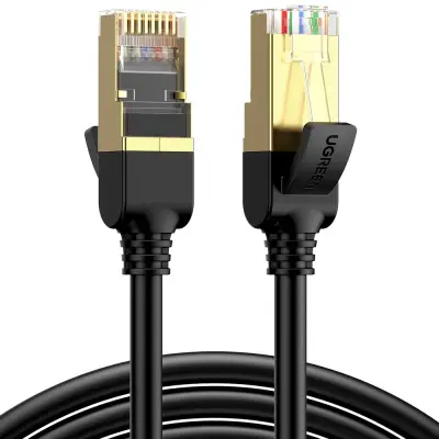 STP RJ45 Cat 7 patch kabel za mrežu 5 m, crni