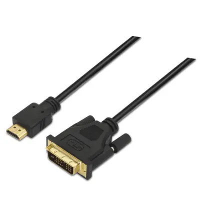 Aisens DVI u HDMI kabel DVI18 1 m – HDMI A 1,8 m, crni