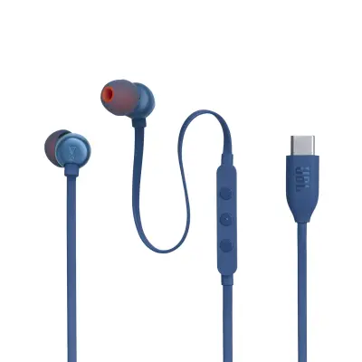 Slušalice žičane JBL TUNE 310C USB-C plave