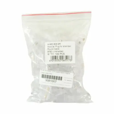 RJ45 Cat5e UTP mekani kabel-konektor A-MO 8/8 SR, pakiranje od 100 komada
