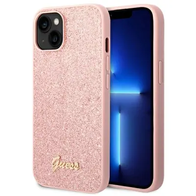 Maska za Apple iPhone 14 Plus TPU Glitter Script