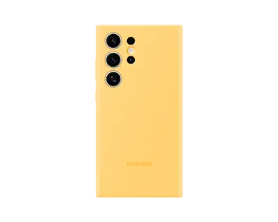 Silikonska maska za Samsung Galaxy S24 Ultra žuta EF-PS928TYEGWW