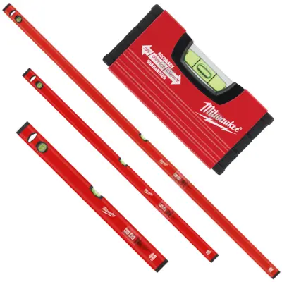 Milwaukee Slim razina set 10/60/120/180 cm