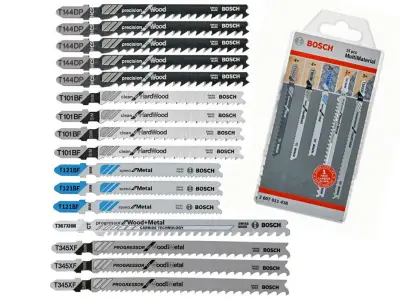 Set listova ubodne pile Bosch Professional MultiMater 15-dijelni