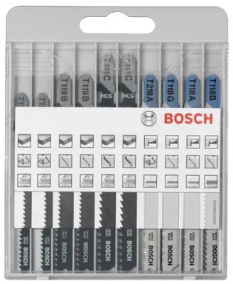 Set listova ubodne pile Bosch Professional X-Proline za drvo i metal 10-dijelni