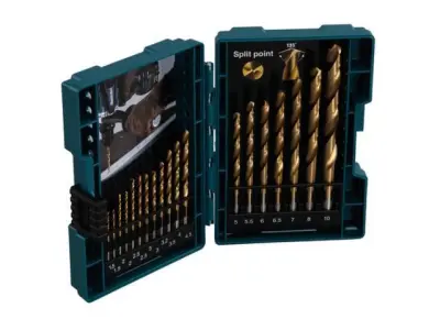 MAKITA 19-dijelni set HSS-TIN bušilica za metal D-67527