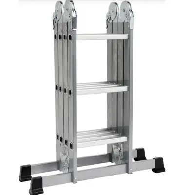 Vorel višenamjenski aluminijski ljestve, sklopive 4 x 3 stepenice 17704
