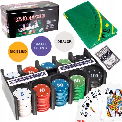 Texas Holdem poker set od 200 žetona