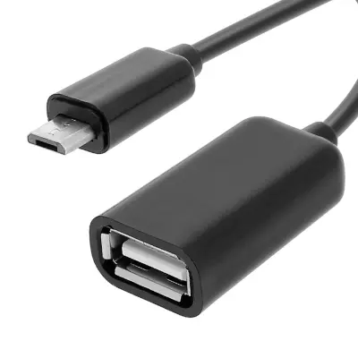 OTG adapter Micro USB na USB ženski Pametni telefon / Tablet Crni