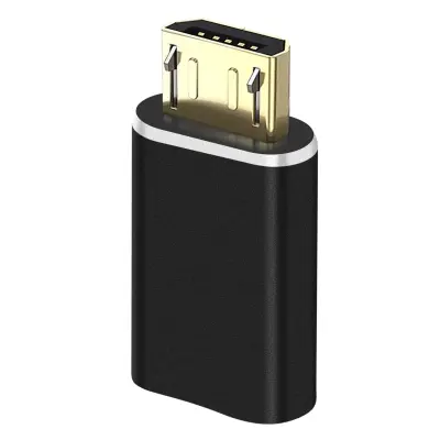 Adapter za punjenje Lightning ženski na Micro-USB muški Kompaktan Crni