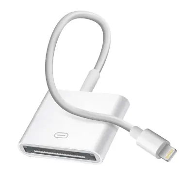 Kabel adapter 30 pinova na Lightning punjenje i sinkronizacija bijeli