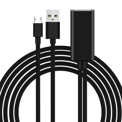 Mrežni adapter micro-USB na Ethernet RJ45 Univerzalni Brzina 100Mbps Crni