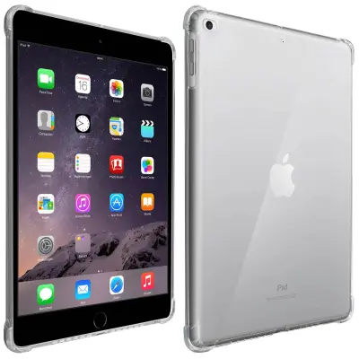 Maska iPad Mini 1/2/3/4/5 2019 Silikonski gel Antišok kutovi Prozirna