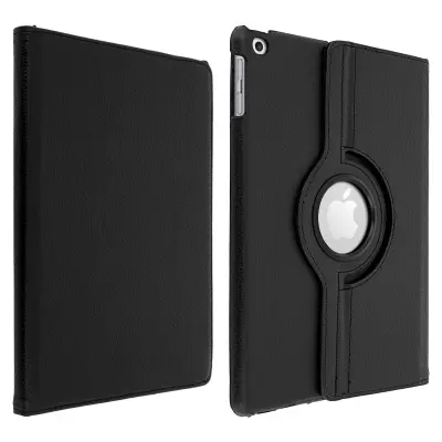 Folio torbica višepozicijska Apple iPad 5 / 6 / Air – crna rotirajući stalak 360°