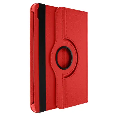 Futrola za iPad A16 / 10.9 2022 Rotirajući stalak 360° Portretni pejzažni način rada crveni