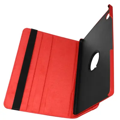 Samsung Galaxy Tab A8 10.5 2021 preklopna torbica s rotirajućim stalkom 360°, crvena