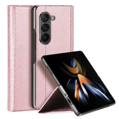 Maska Bril Wallet Flip Leather za Samsung Galaxy Z Fold5 5G pink